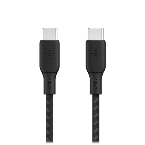 Belkin Braided 100W USB C 2.0 to USB C 2.0 Cable 2m
