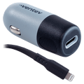 Ventev 20W ULTRAFAST USB-C Universal Car Charger and USB-C to Apple Lightning Cable by Ventev