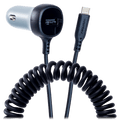 Ventev 27W ULTRAFAST Dual Car Charger with USB-C Travel Cable by Ventev