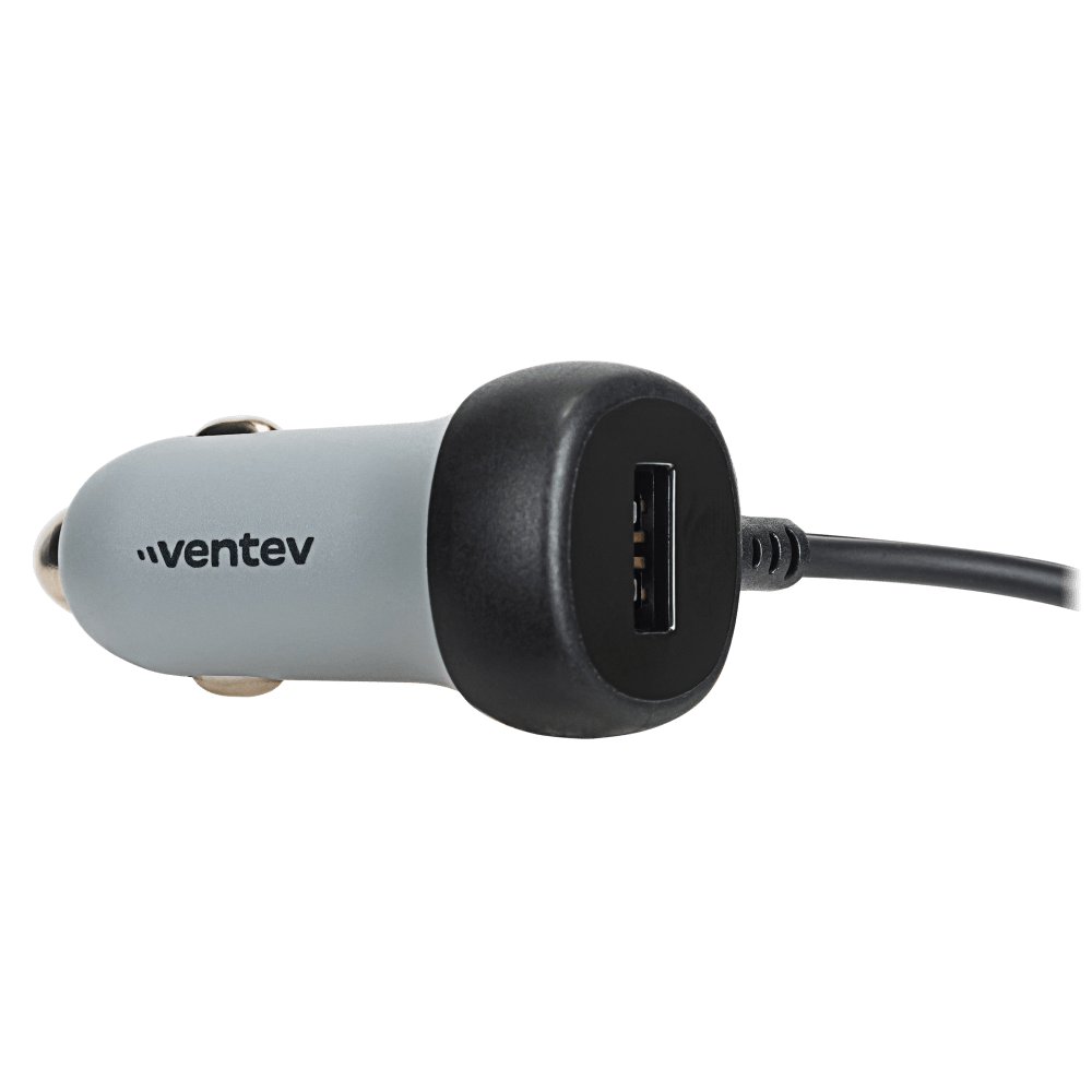 Ventev 27W ULTRAFAST Dual Car Charger with USB-C Travel Cable by Ventev