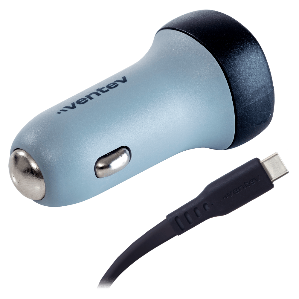 Ventev 30W ULTRAFAST USB-C Universal Car Charger and USB-C to USB-C Cable by Ventev