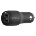 Belkin Dual Port USB A Car Charger 24W by Belkin