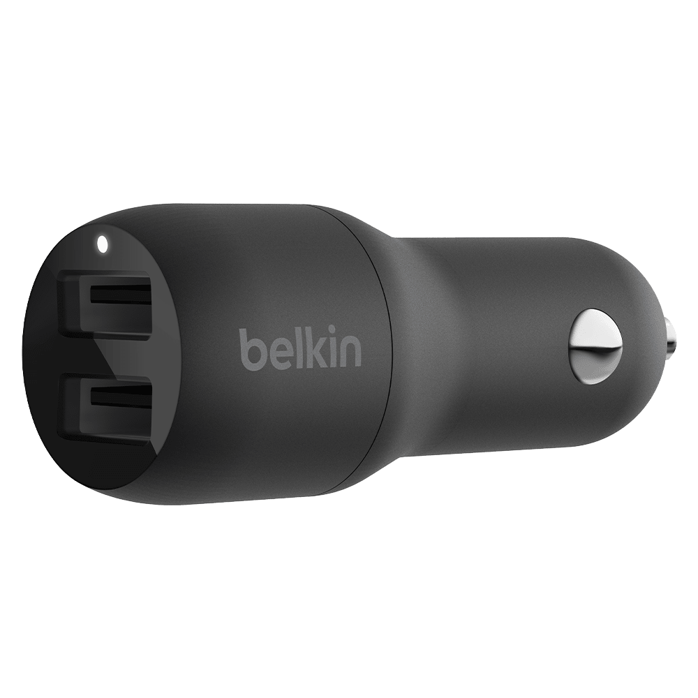 Belkin Dual Port USB A Car Charger 24W