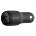 Belkin Boost Up Charge Dual Port USB A PD Car Charger 37W with PPS by Belkin