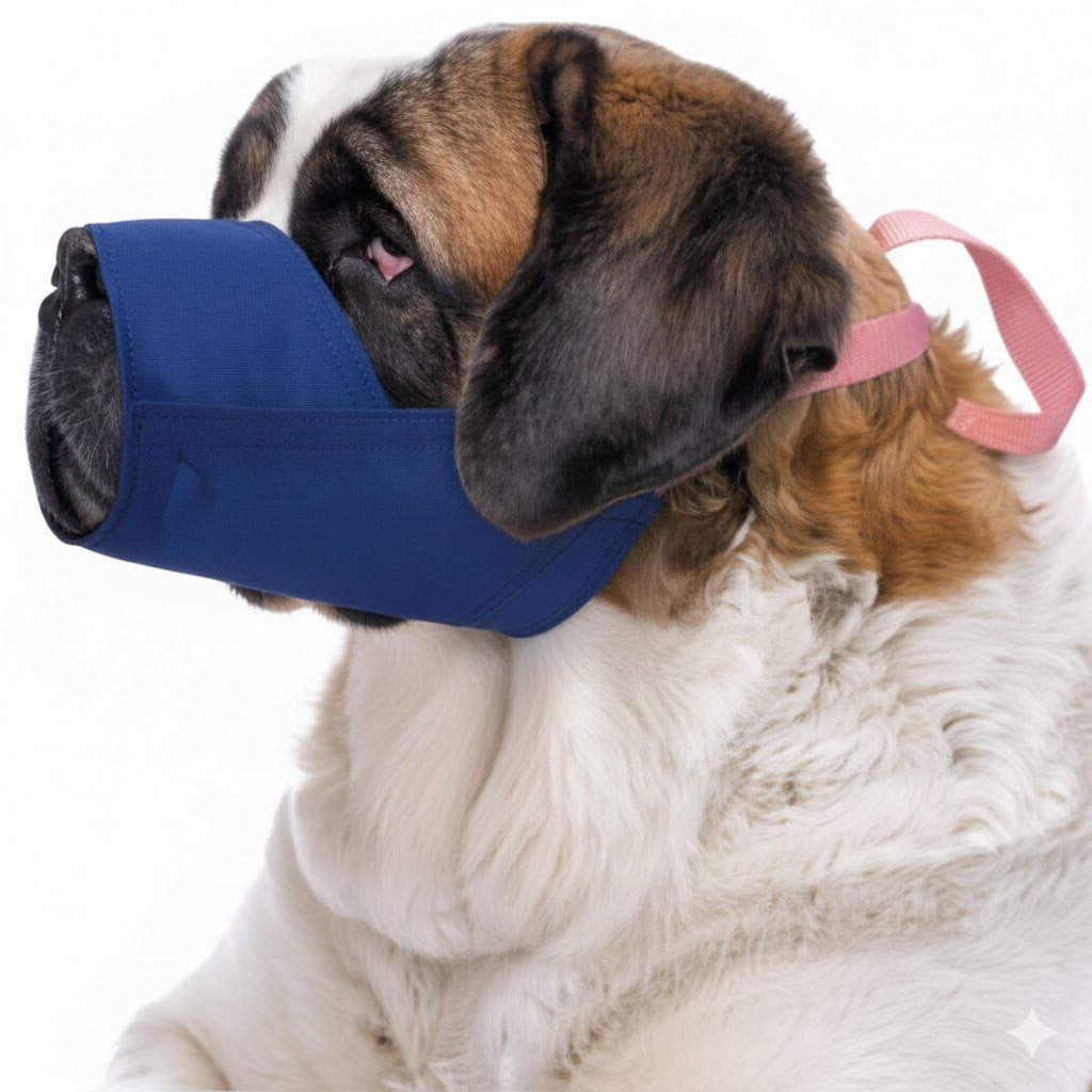 Color-Coded Strap Quick Muzzle for Dogs XXS-5XL