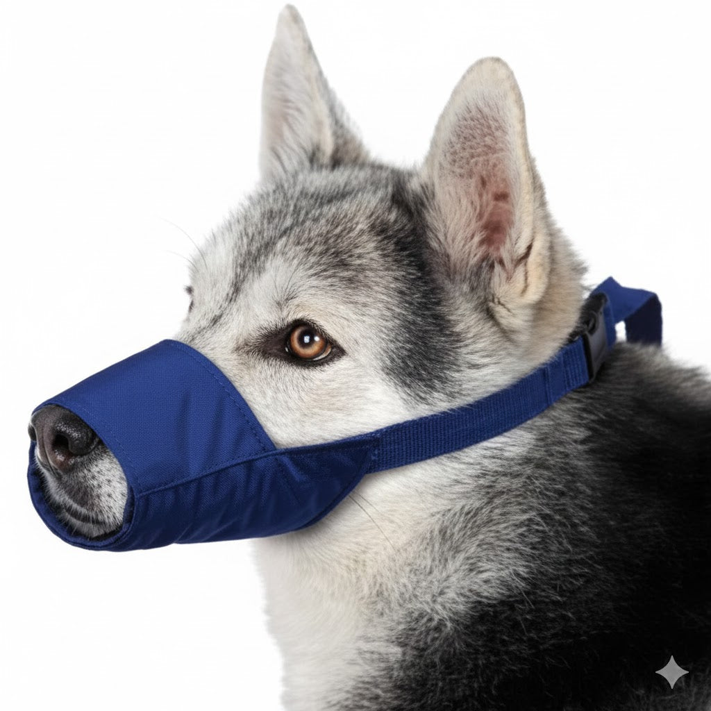 Color-Coded Strap Quick Muzzle for Dogs XXS-5XL