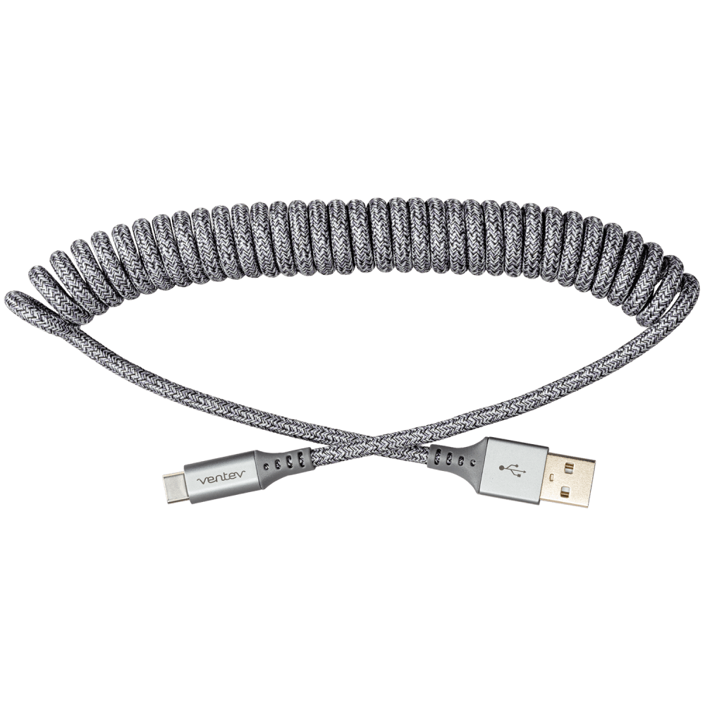 Ventev Helix USB-A to USB-C High Speed Travel 3 Foot Cable by Ventev