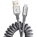 Ventev Helix USB-A to USB-C High Speed Travel 3 Foot Cable by Ventev
