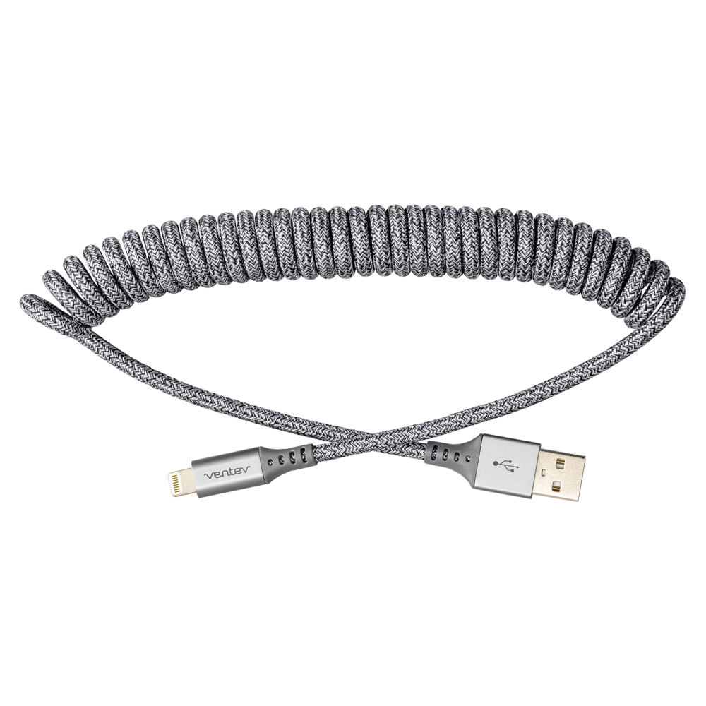 Ventev Helix USB-A to Apple Lightning High Speed Travel 3 Foot Cable by Ventev