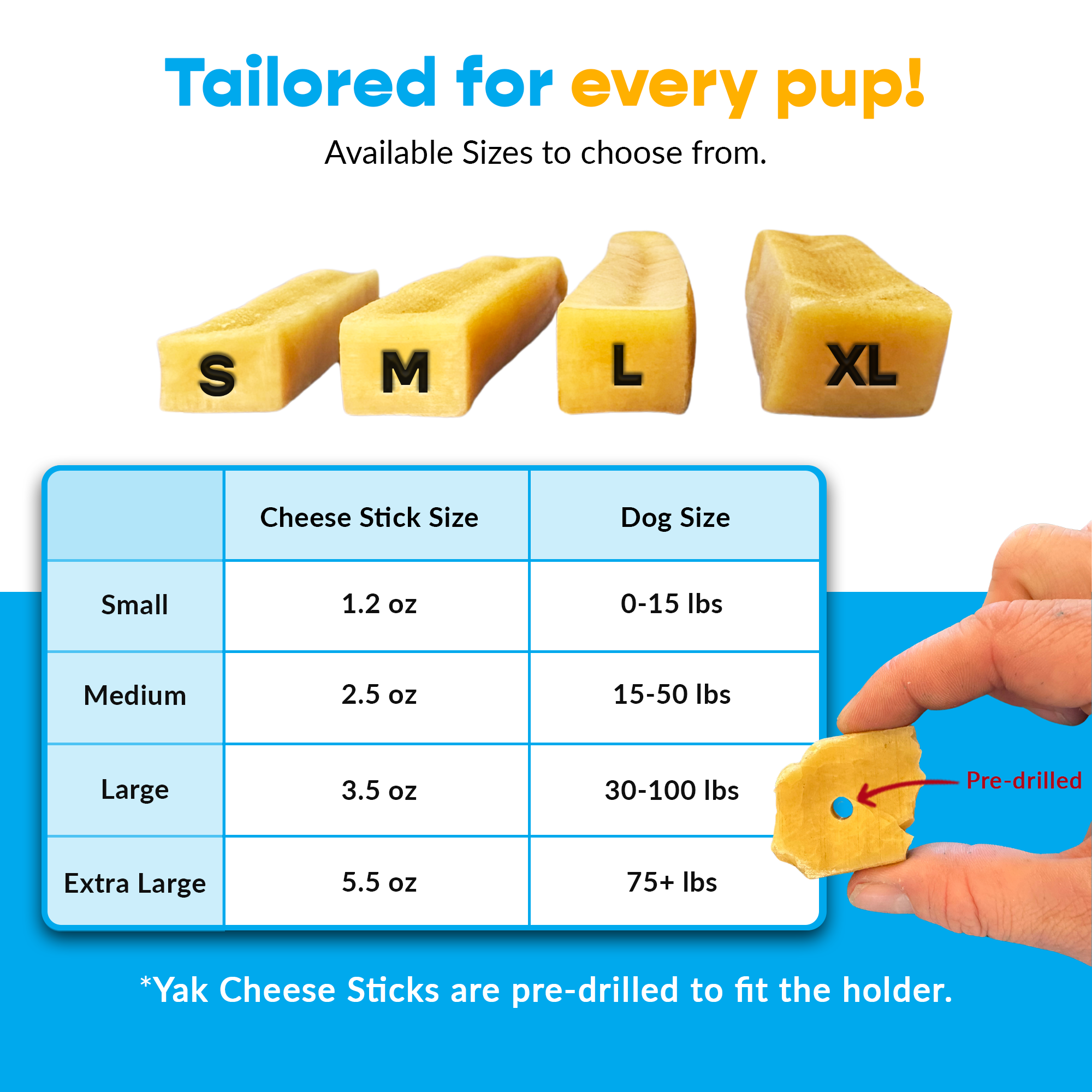 Medium Yak Cheese, Bully Stick and Bully Bone Pro Combo Pack by Mighty Chewz
