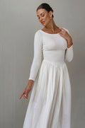 Chantilly Long Sleeve Smocked Dress