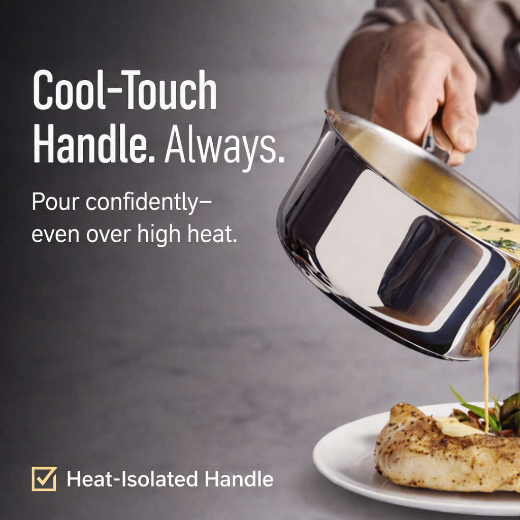 Maestro Saucepan with Lid — 1.7 QT. by Alva Cookware