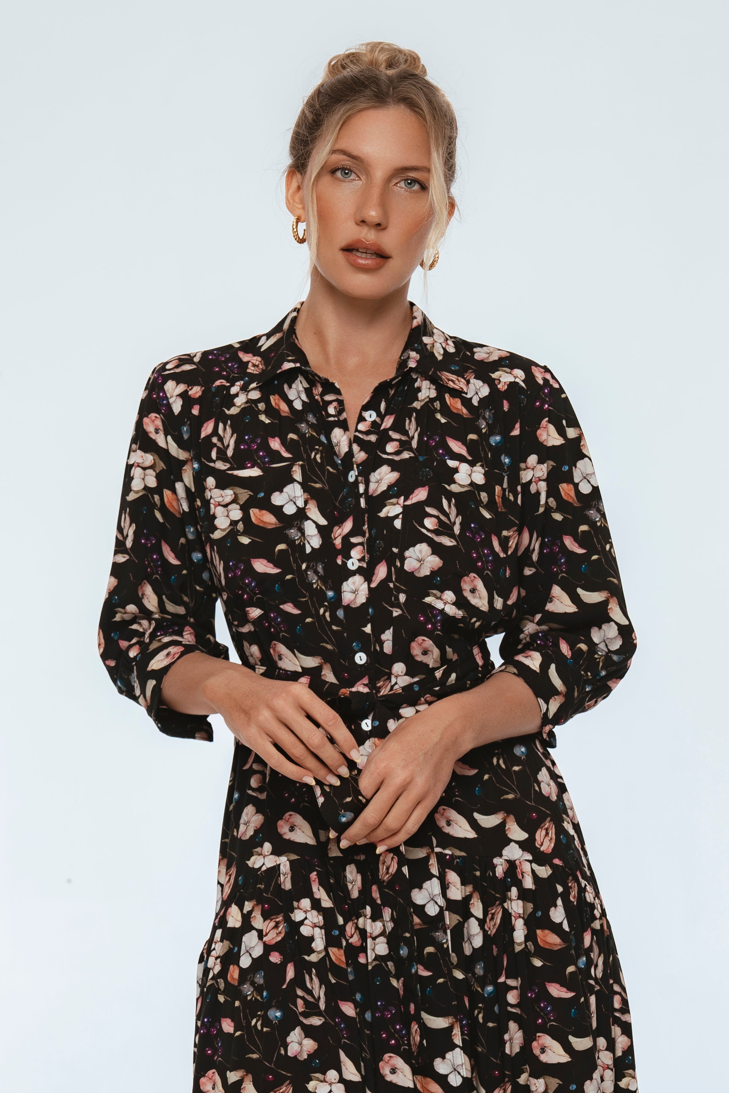 Colette Long Sleeve Shirt Dress