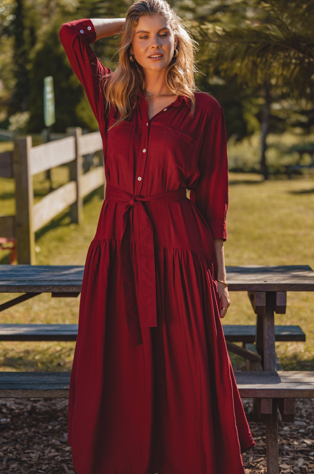 Colette Long Sleeve Shirt Dress