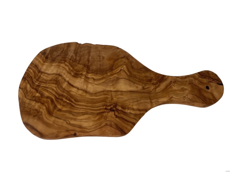 Original Olive Wood Cutting Board With Handle