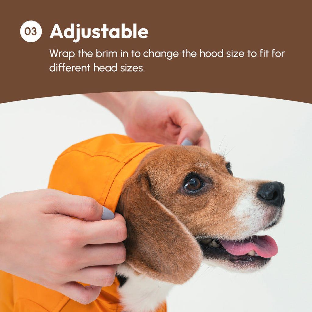 Tribeca Adjustable Velcro Raincoat -  Choco
