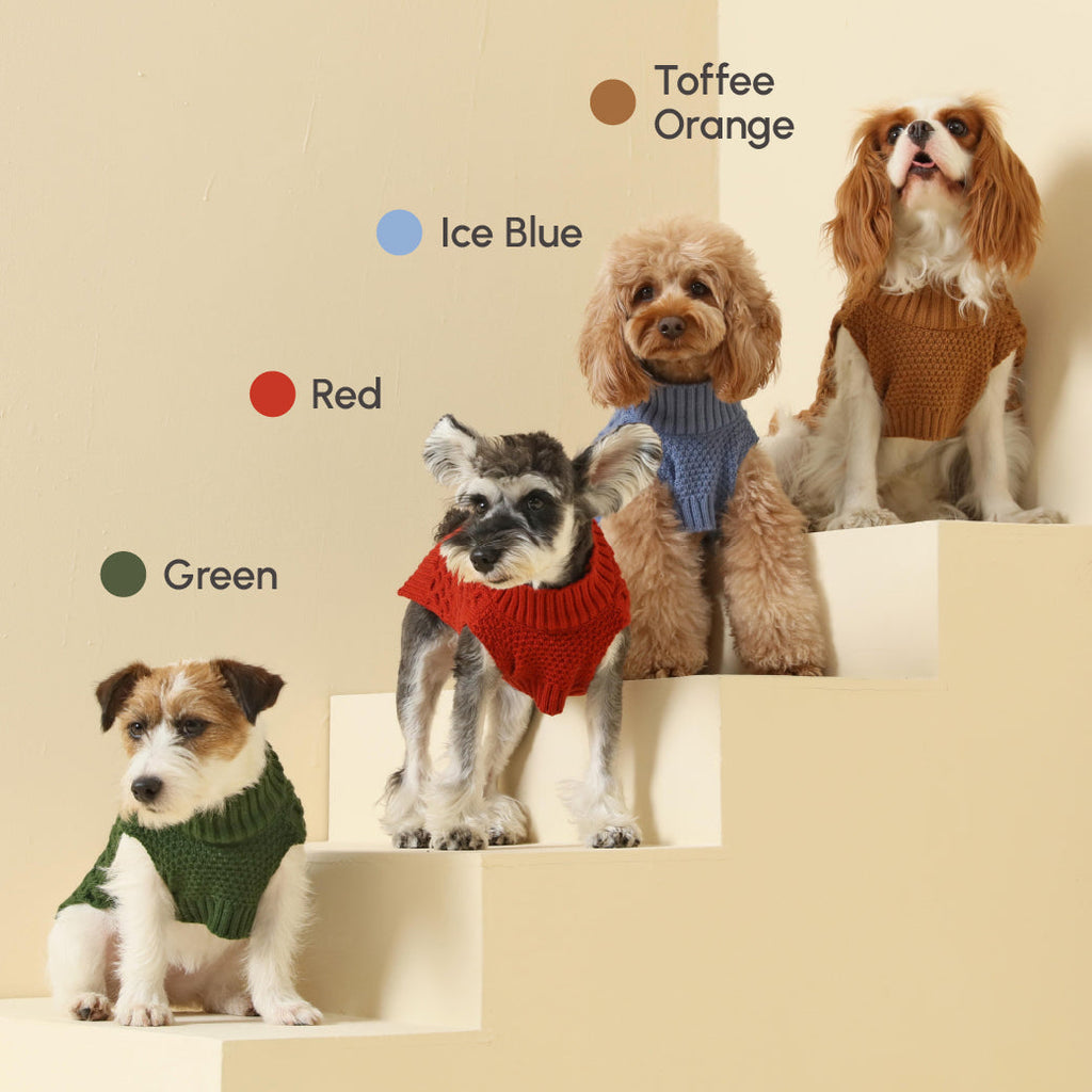 Pet Sweater Vest - Green