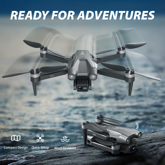 Contixo F25 Mini Drone - 1080p FHD Camera, GPS, 4.3- FPV Screen, Smart Flight Modes, Brushless Motors, Auto Return, FAA-Exempt, by Contixo