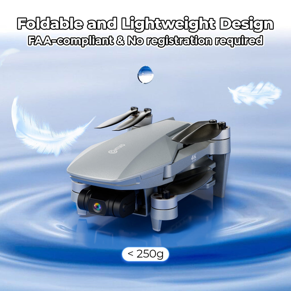 Contixo F36 FPV Drone - Foldable, 4K HD Camera, 64GB Card & Case by Contixo