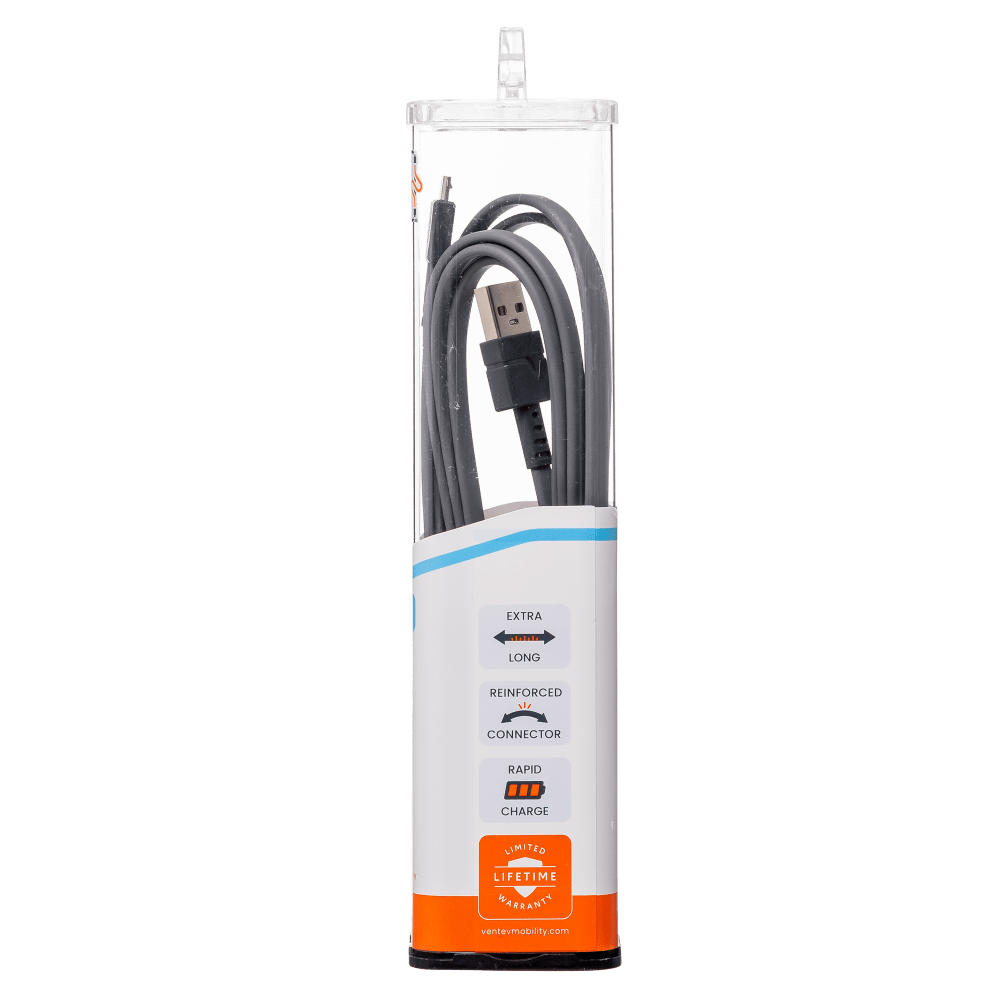 Ventev Flat USB-A to Micro-USB High Speed Tangle-Free 6 Foot Cable by Ventev