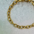 Soft Edgle Oval Chain Bracelet