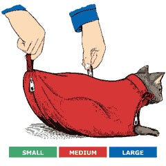 Original Cat Sack With Rear Underside Zipper Set