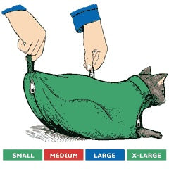 Original Cat Sack With Rear Underside Zipper Set