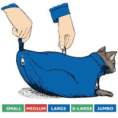 Original Cat Sack With Rear Underside Zipper Set