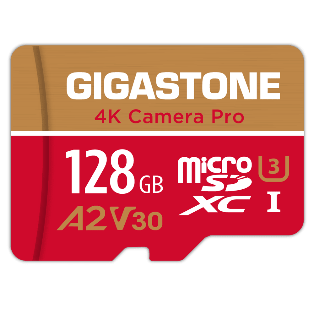 Gigastone MicroSD A2 V30 Memory Card 128GB by Gigastone