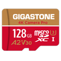 Gigastone MicroSD A2 V30 Memory Card 128GB by Gigastone