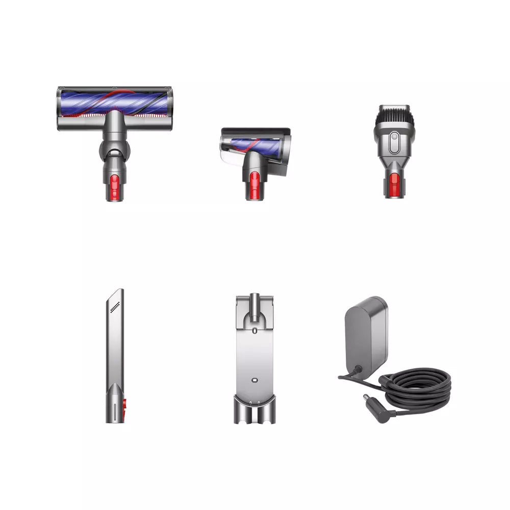 Dyson Refurbished V8 Cordless Stick Vacuum 10" Cleaning Path Purple