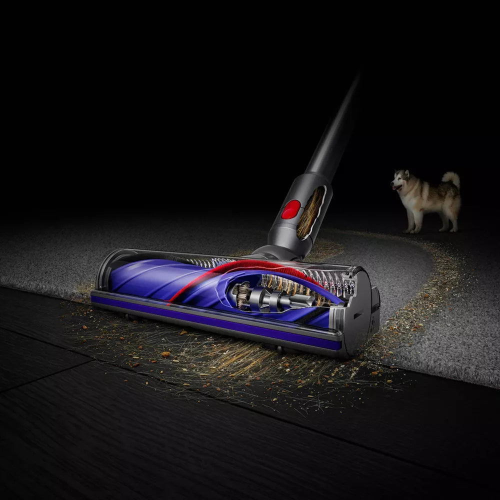 Dyson Refurbished V8 Cordless Stick Vacuum 10" Cleaning Path Purple