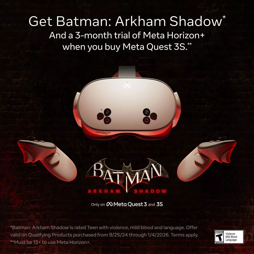 Oculus Gaming Headset Meta Quest 3S 256GB w/Batman Game