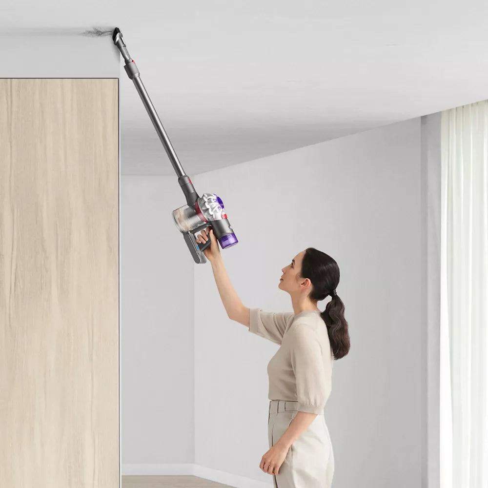 Dyson Refurbished V8 Cordless Stick Vacuum 10" Cleaning Path Purple