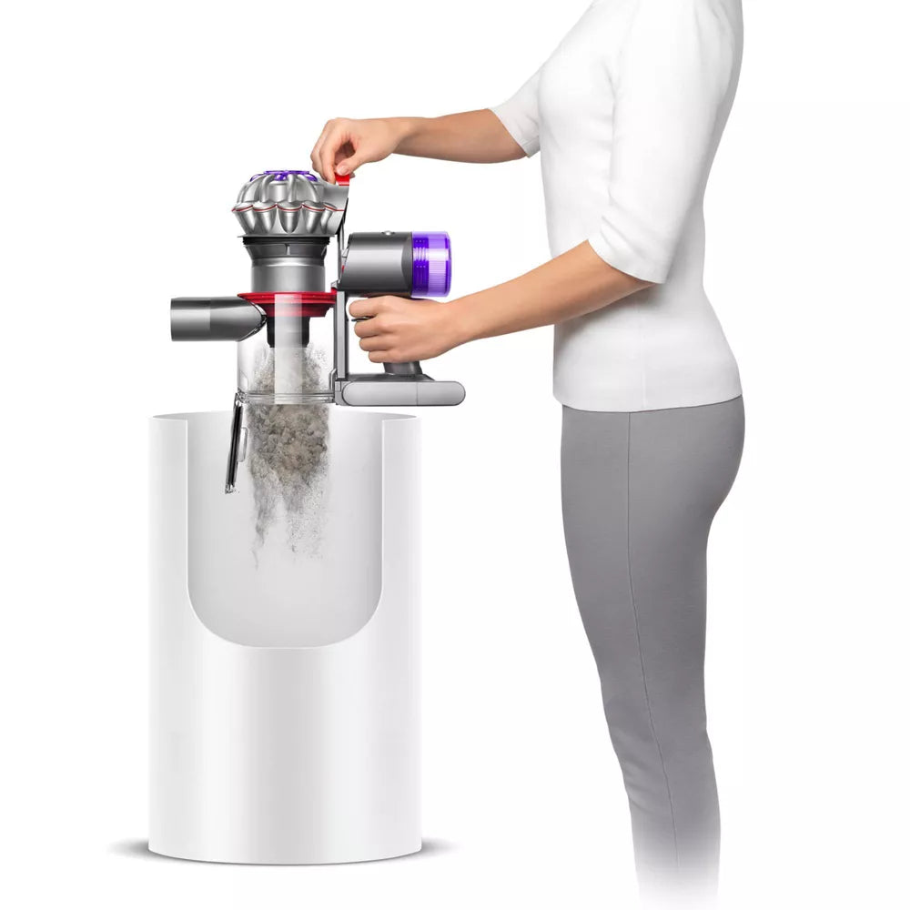 Dyson Refurbished V8 Cordless Stick Vacuum 10" Cleaning Path Purple