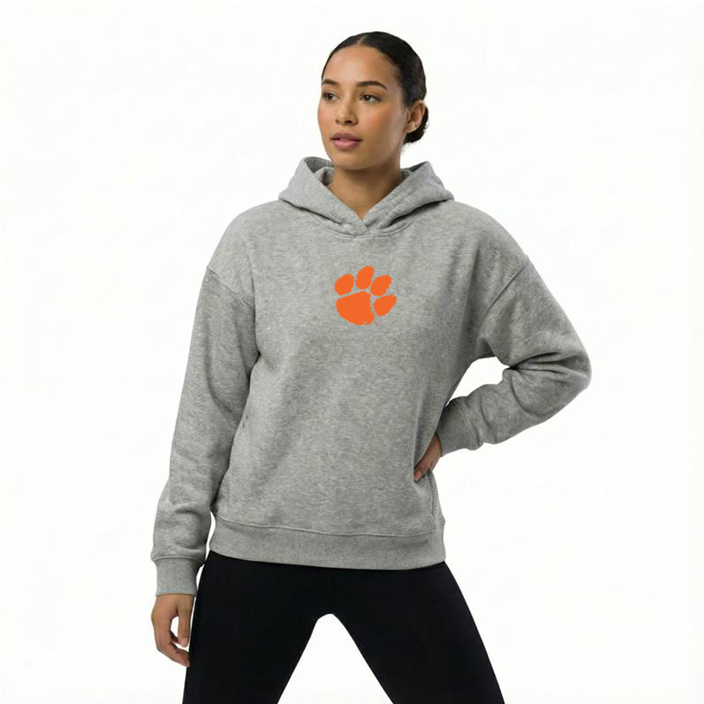 Side Zipper Hoodie Clemson