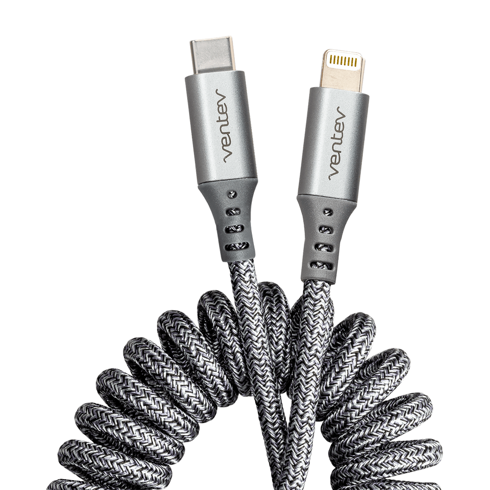 Ventev Helix USB-C to Apple Lightning High Speed Travel 3 Foot Cable by Ventev