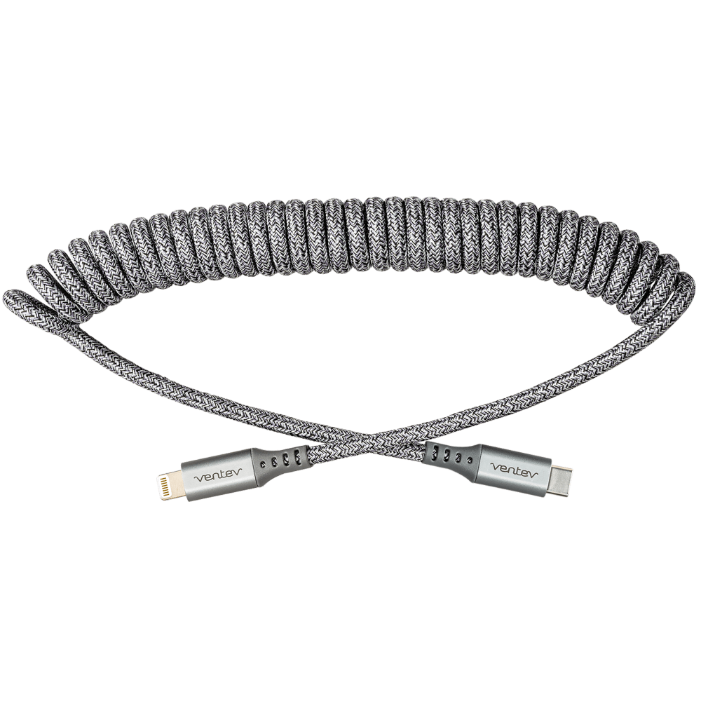 Ventev Helix USB-C to Apple Lightning High Speed Travel 3 Foot Cable by Ventev