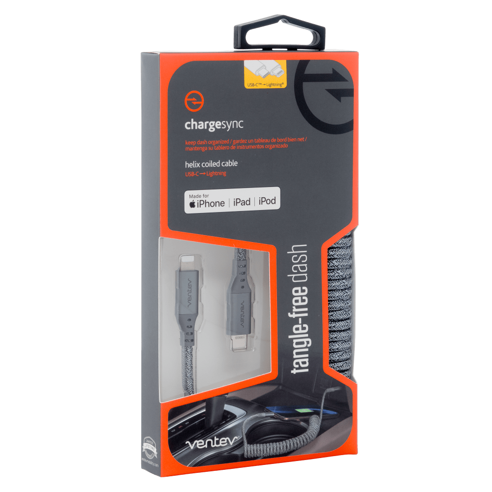 Ventev Helix USB-C to Apple Lightning High Speed Travel 3 Foot Cable by Ventev