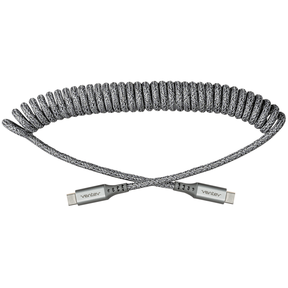 Ventev Helix USB-C to USB-C High Speed Travel 3 Foot Cable by Ventev