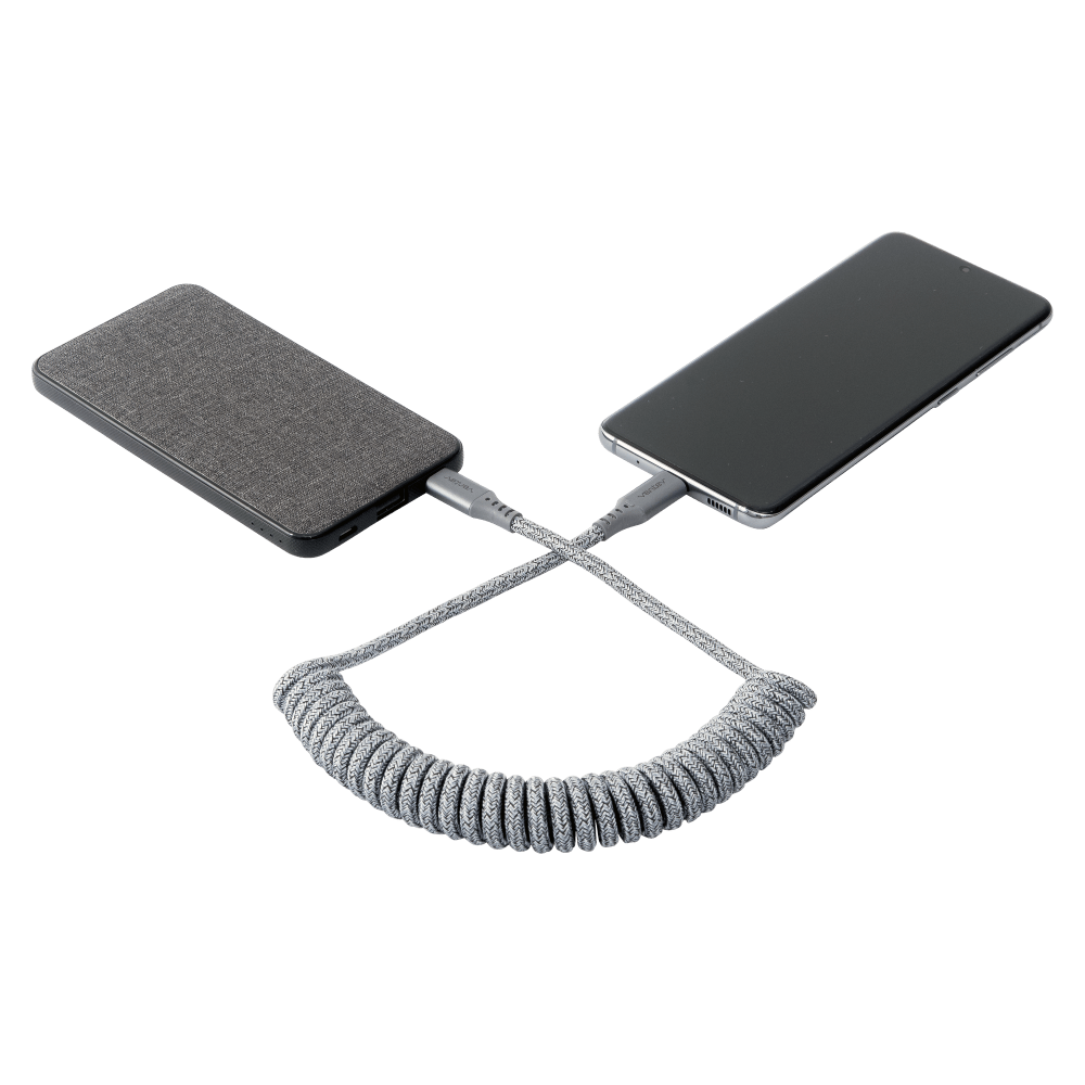 Ventev Helix USB-C to USB-C High Speed Travel 3 Foot Cable by Ventev