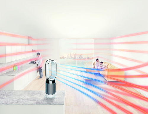 Dyson Purifier Hot+Cool Fan HP07 Smart Tower in White/Silver