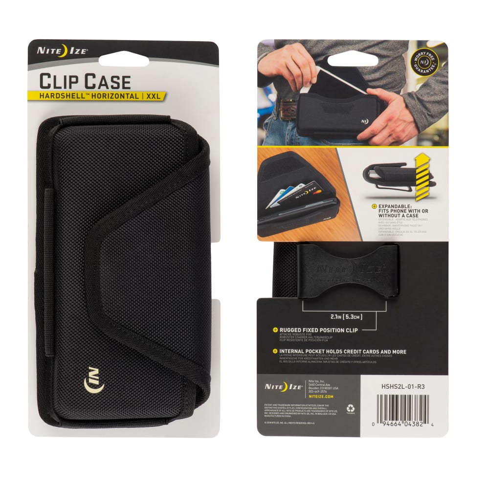 Nite Ize Clip Case Hardshell XXL Horizontal Pouch by Nite Ize