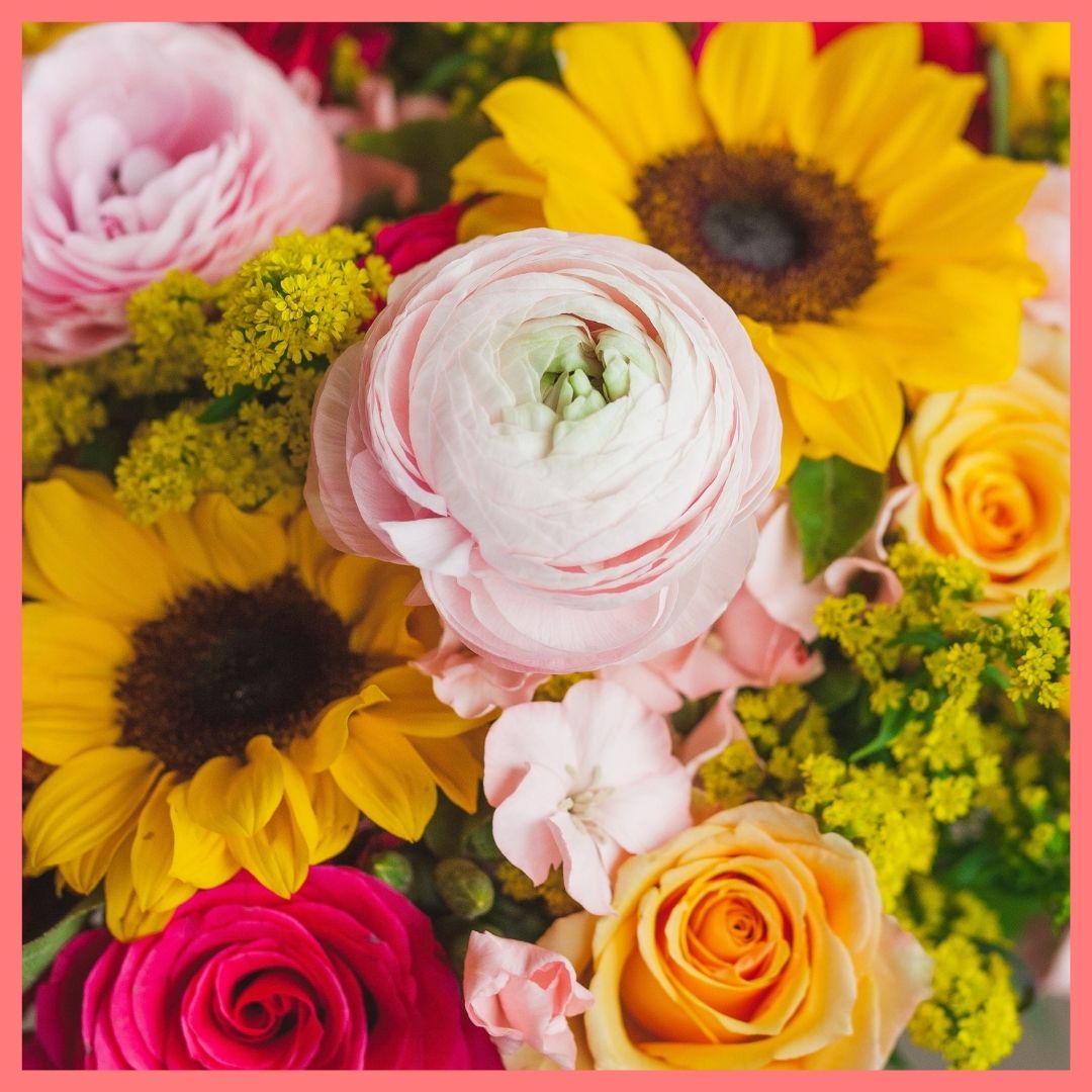 Thankful for You Bouquet With Vase