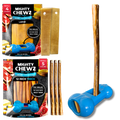Large Yak Cheese, Bully Stick, and Bully Bone Pro Combo Pack by Mighty Chewz