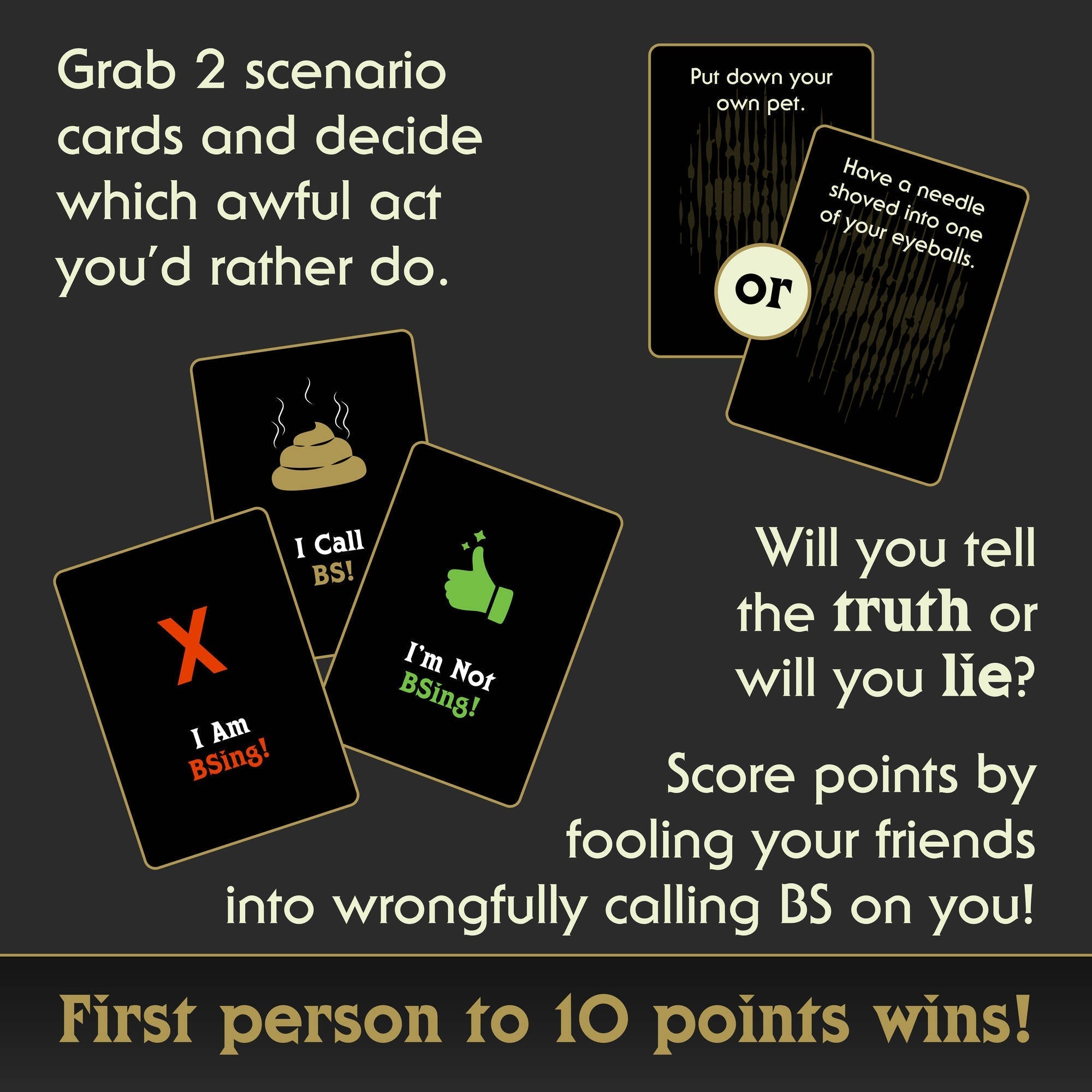 I Choose Death Card Game