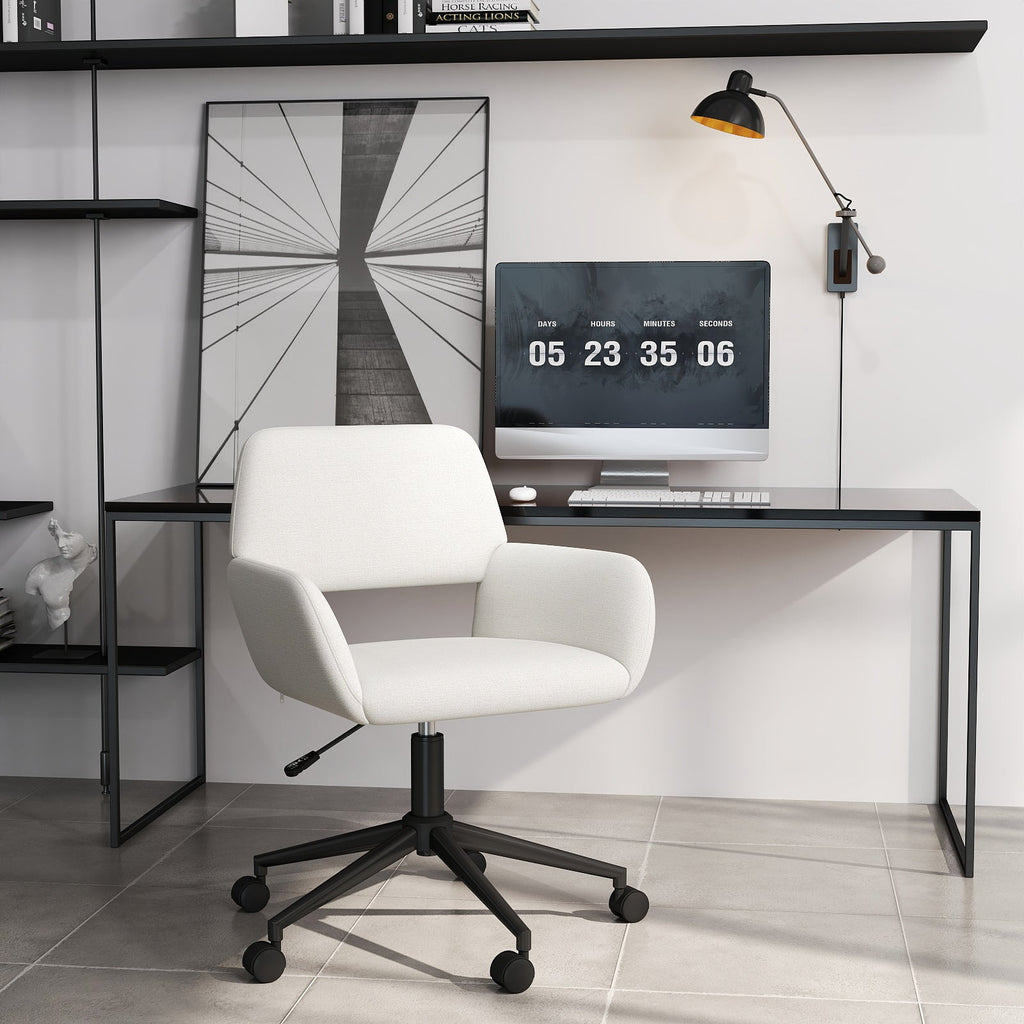 Adjustable Chenille Office Chair – Elegant Comfort for Every Workspace by 39F INC.