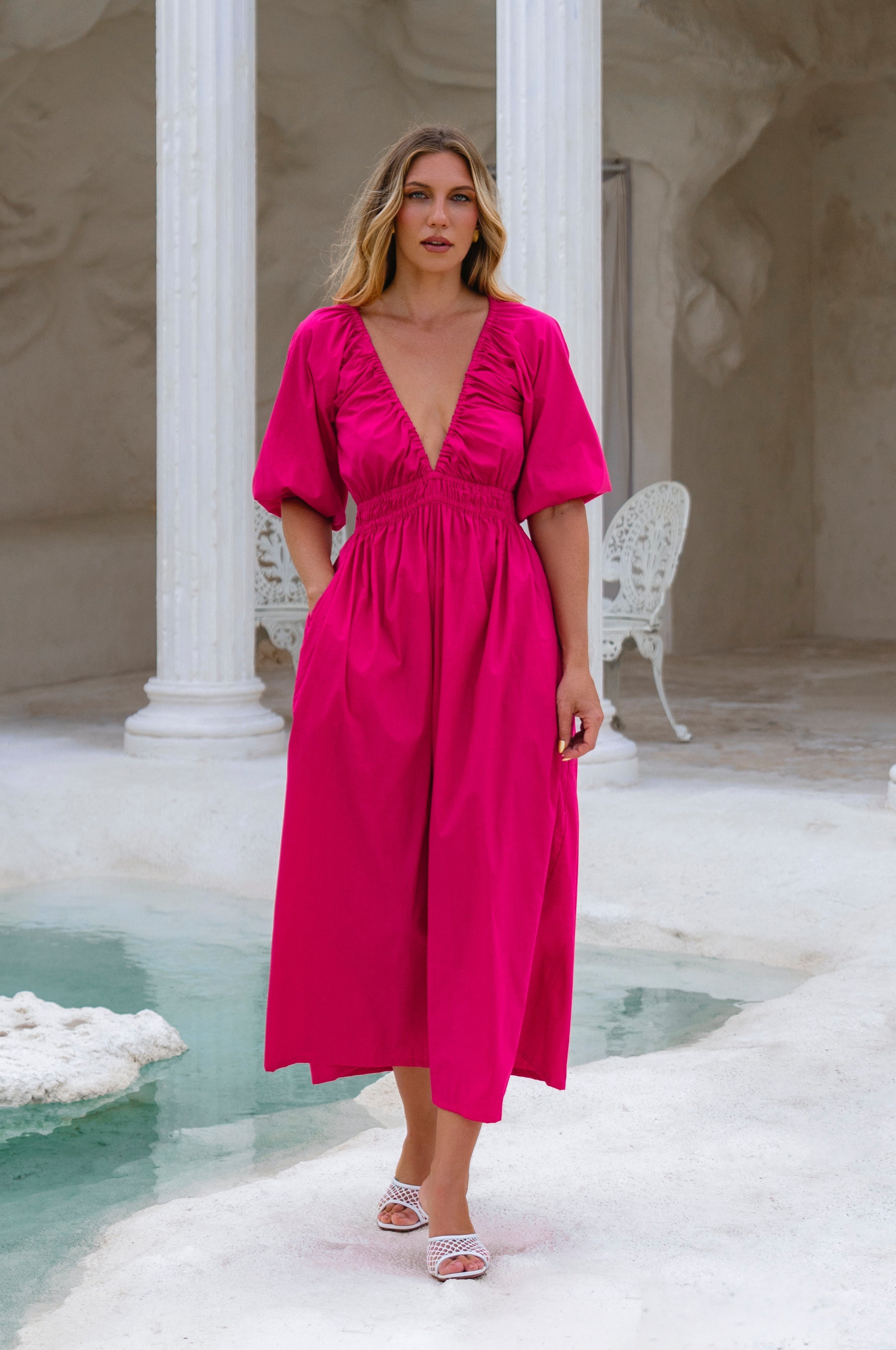 Kezas Cotton Maxi Dress