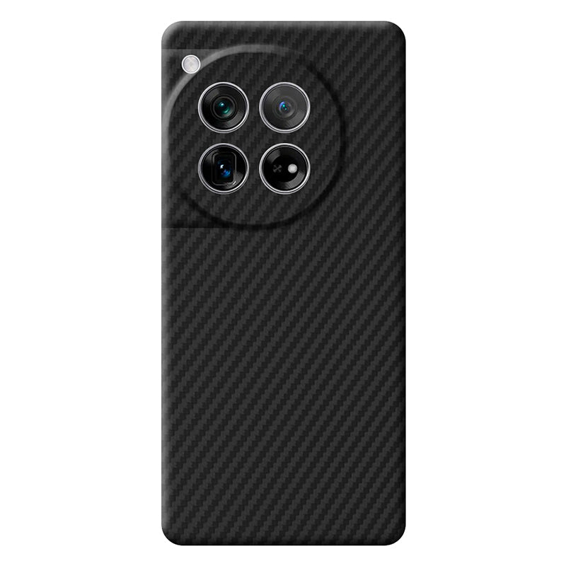 Aramid Fiber OnePlus Case Mobile Phone Cases Volaris Black Aramid Fiber OnePlus 12 Closed