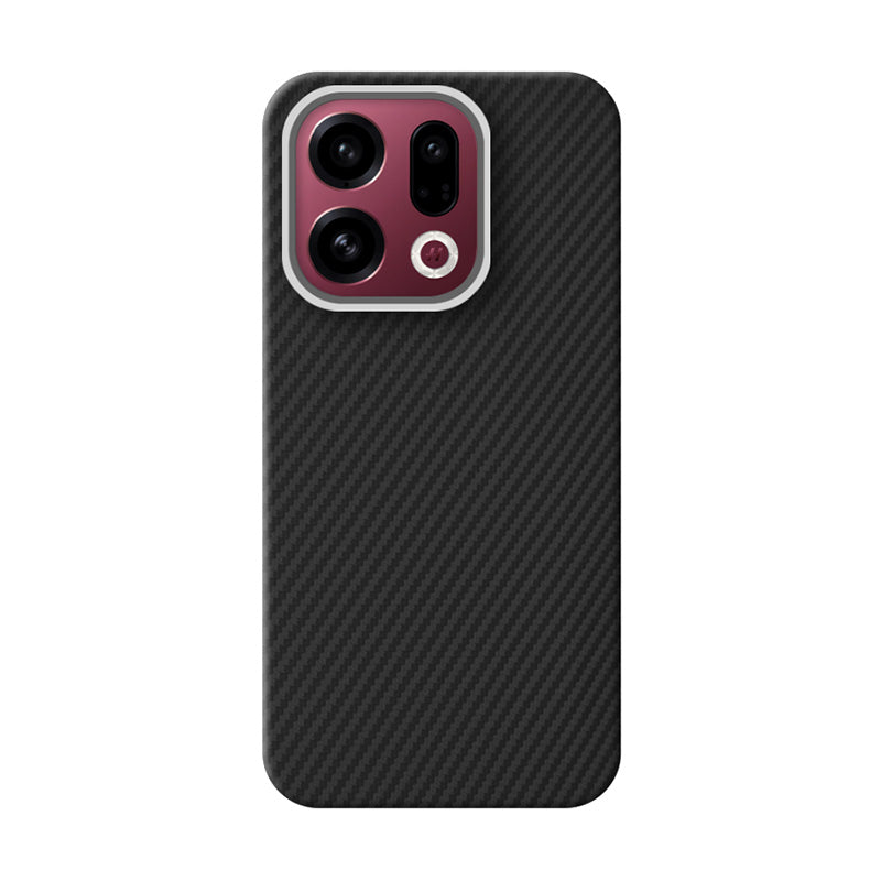 Aramid Fiber Oppo Phone Cases Mobile Phone Cases Volaris Black Aramid Fiber Find X9 Metal (with Magnet)